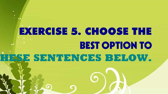 Exercise 5. Mark The Letter A, B, C, Or D To Indicate The Word Or ...